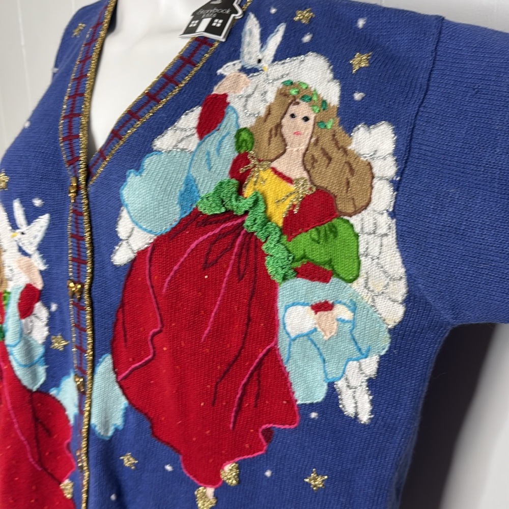 Vintage storybook knits flights of angels new old stock 1X - Picture 2 of 7
